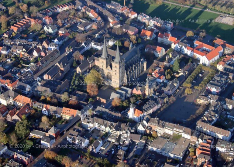 Luftbild Xanten Dom