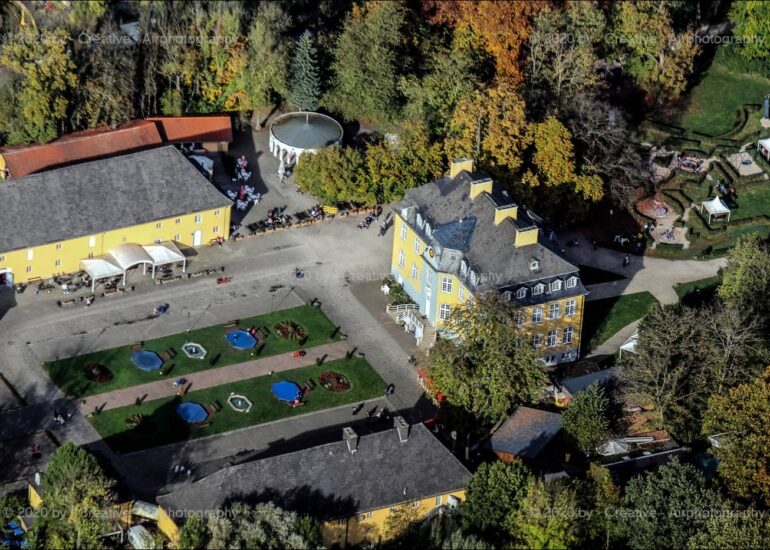 Luftbild Bottrop Wasserschloss und Freizeitpark Beck