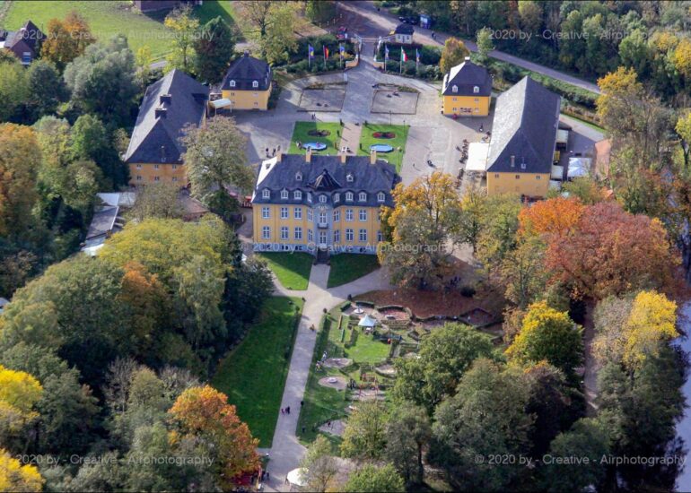 Luftbild Bottrop Wasserschloss und Freizeitpark Beck