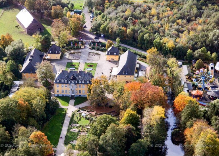 Luftbild Bottrop Wasserschloss und Freizeitpark Beck