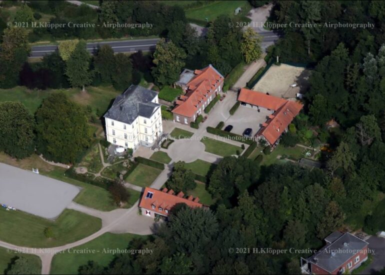 Luftbild-Schloss-Leyenburg-Rheurdt