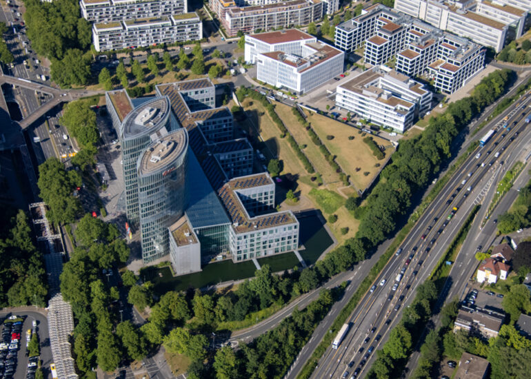 Luftbild Essen Rhein Ruhr Eon Zentrale Stadtmitte