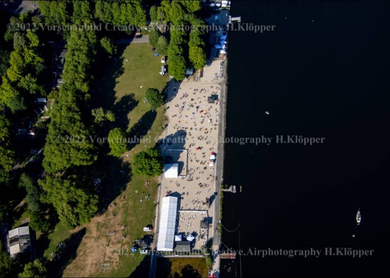 Luftbild Essen Seaside Beach Baldeney