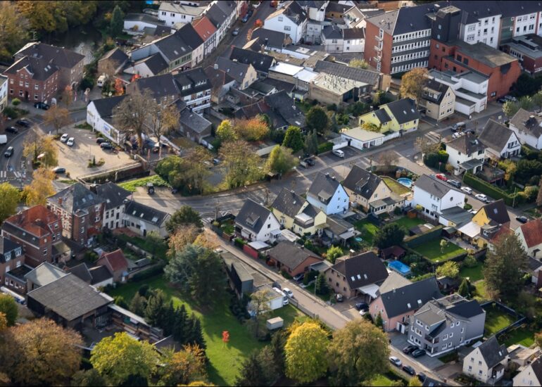 Luftbild Stadt Bedburg Friedrich-Wilhelm Str.