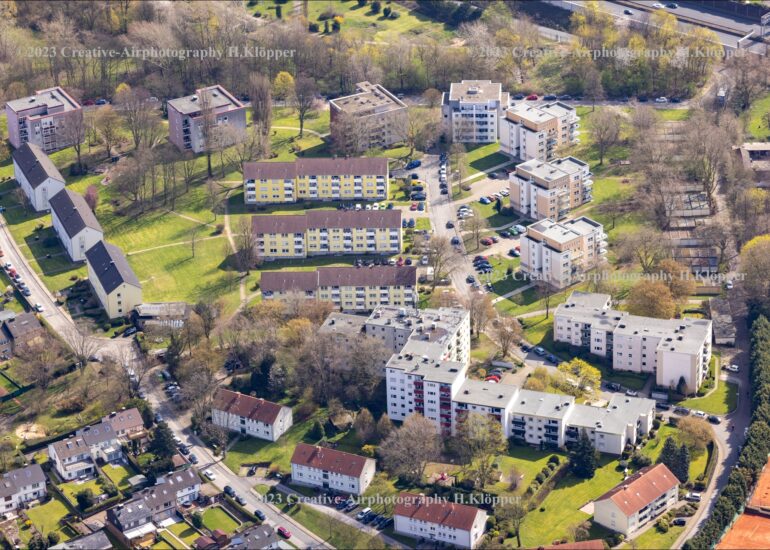 Luftbild-Elsterbuschstrasse Essen