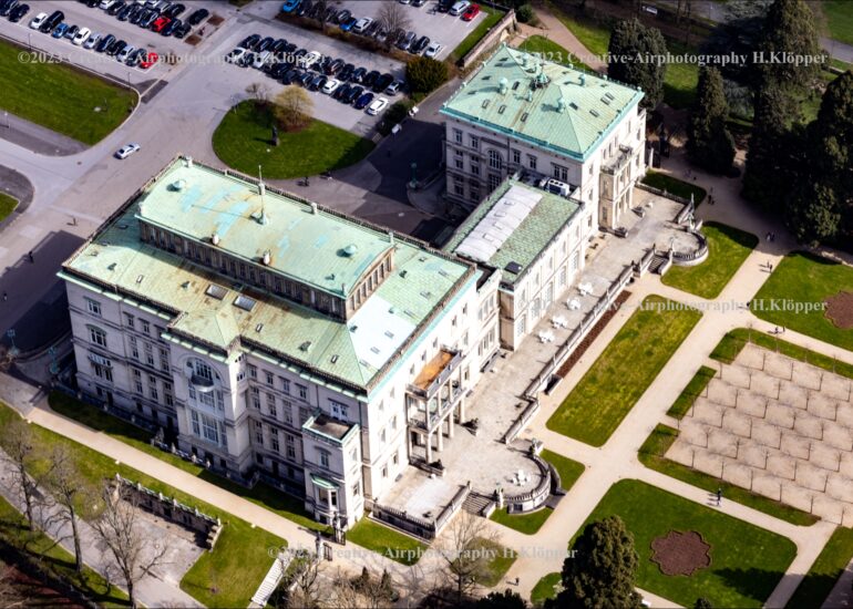 Luftbild-Essen-Villa-Hügel