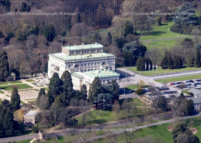 Luftbild-Essen-Krupp Villa-Hügel