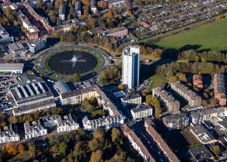 Luftbilder Aachen Stadt im Dreiländereck
