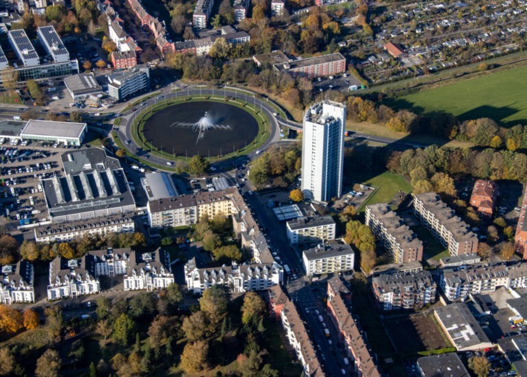 Luftbilder Aachen Stadt im Dreiländereck