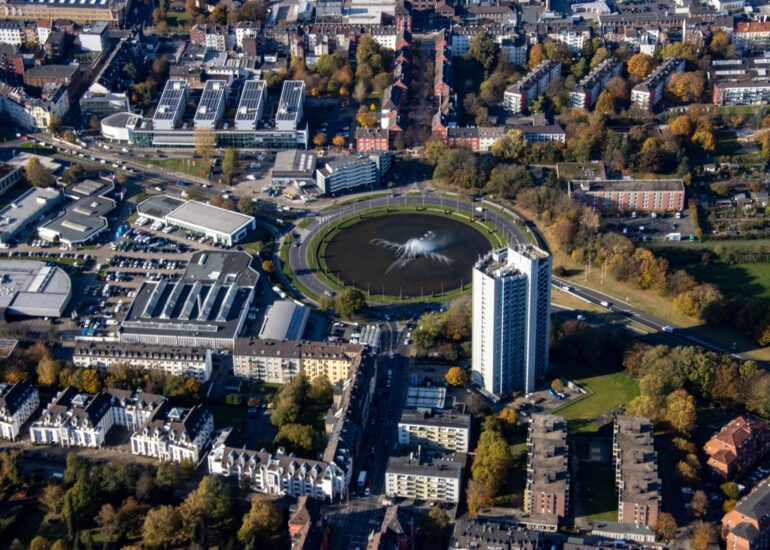 Luftbilder Aachen Stadt im Dreiländereck-2021
