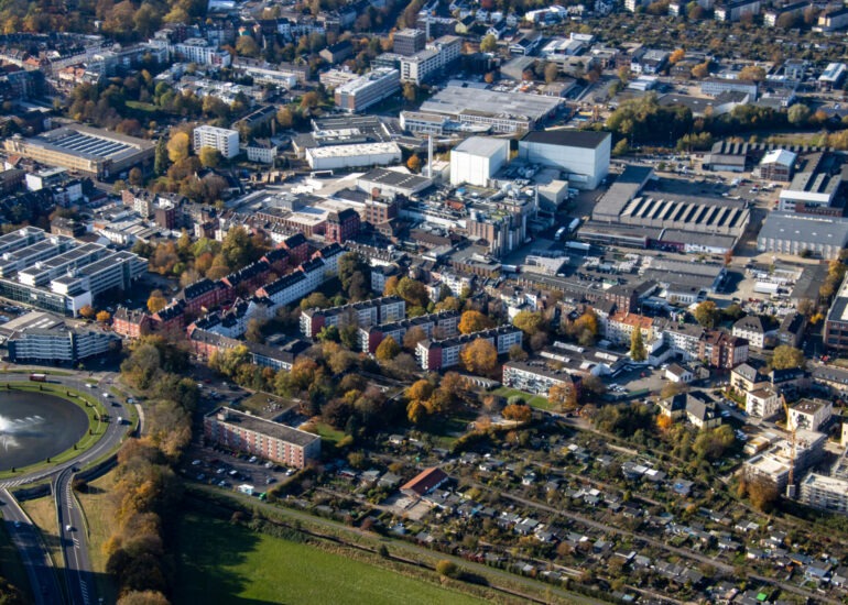 Luftbilder Aachen Stadt im Dreiländereck