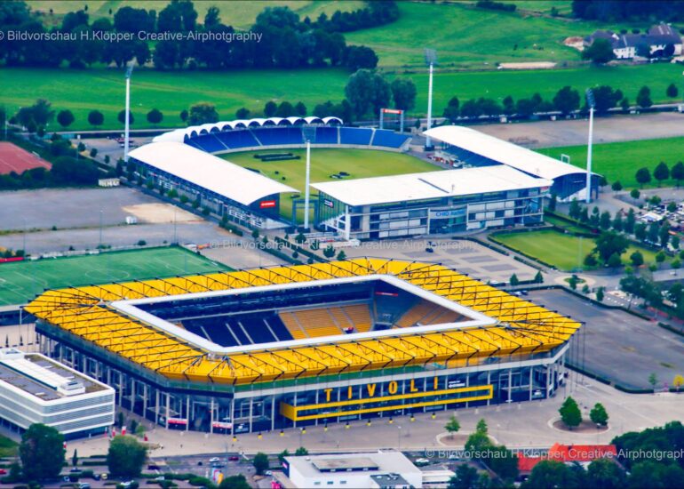 luftbilder der stadt aachen nordrhein westfalen