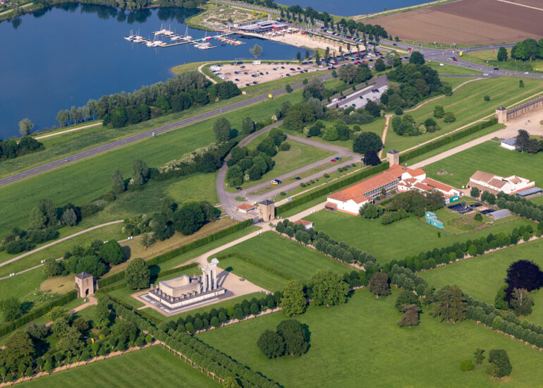 Luftbild Archäologischer Park in Xanten im Bundesland Nordrhein-Westfalen, Deutschland
