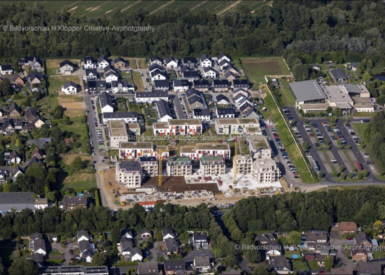 Luftbilder Bedburg Stadt Luftbilder Wohnbebauug Sonnenfed Kaster