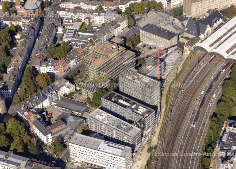 Luftbild Wohnhaus Reihenhaus Aachen