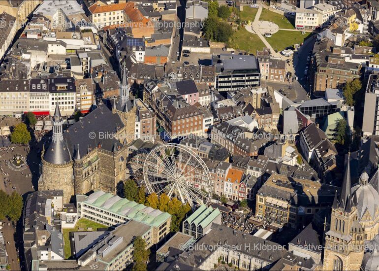 Luftbildfotografie Luftbilder Aachener Dom