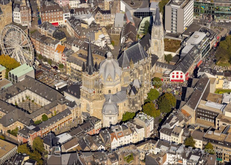 Luftbildfotografie Luftbilder Aachener Dom