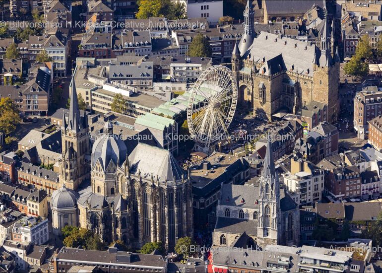Luftbildfotografie Luftbilder Aachener Dom