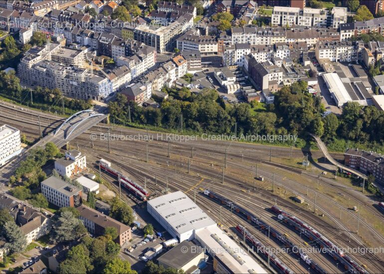 Luftbild Aachen Hauptbahnhof