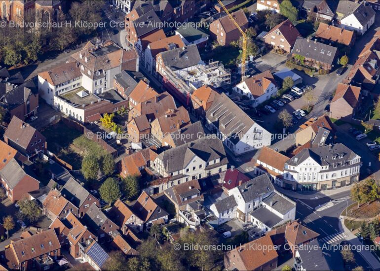 Luftbildfotografie Luftbild Sendenhorst Stadtzentrum