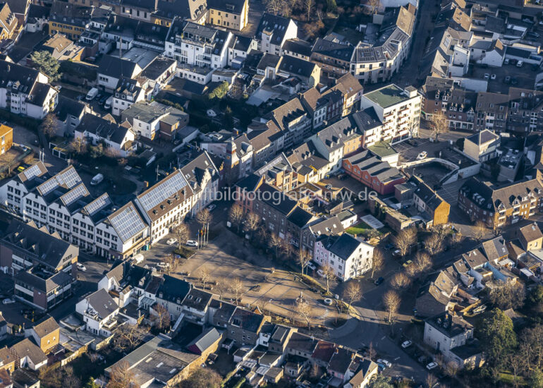 Luftaufnahme Stadtansicht vom Innenstadtbereich in Zülpich