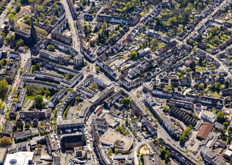 Stadtzentrum im Innenstadtbereich in Bottrop
