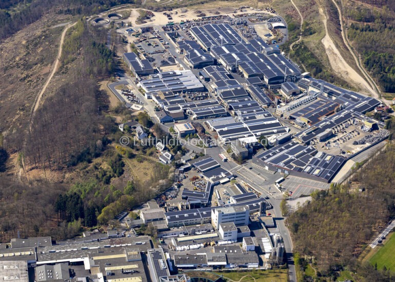 Luftbild Werksgelände der Siegfried Jacob Metallwerke GmbH & Co. KG an der Jacobstraße in Ennepetal