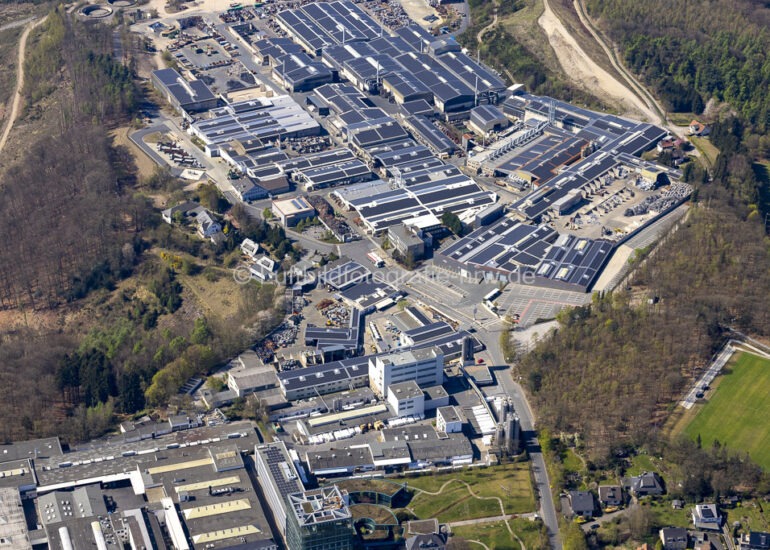 Luftbild Werksgelände der Siegfried Jacob Metallwerke GmbH & Co. KG an der Jacobstraße in Ennepetal
