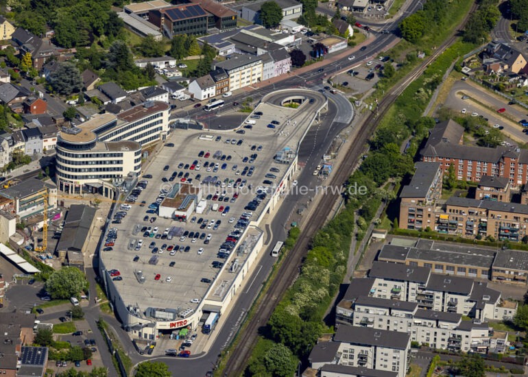Luftbild Einkaufzentrum in Bergheim im Bundesland Nordrhein-Westfalen, Deutschland