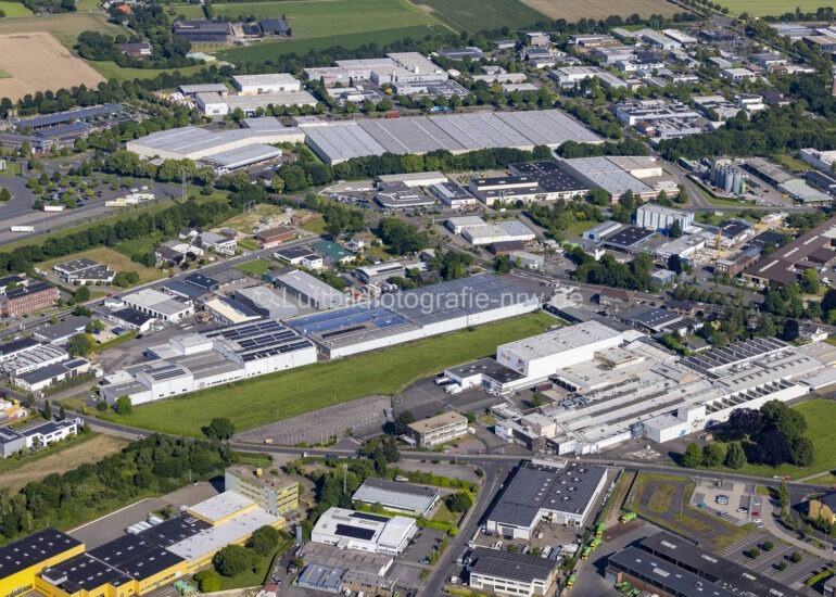 Luftbild Gewerbepark im Gewerbegebiet an der Straße Am Selder in Kempen im Bundesland Nordrhein-Westfalen, Deutschland
