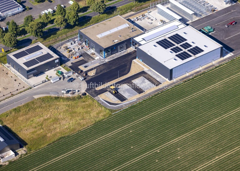 Luftbild Industrie- und Gewerbegebiet in Kempen im Bundesland Nordrhein-Westfalen, Deutschland