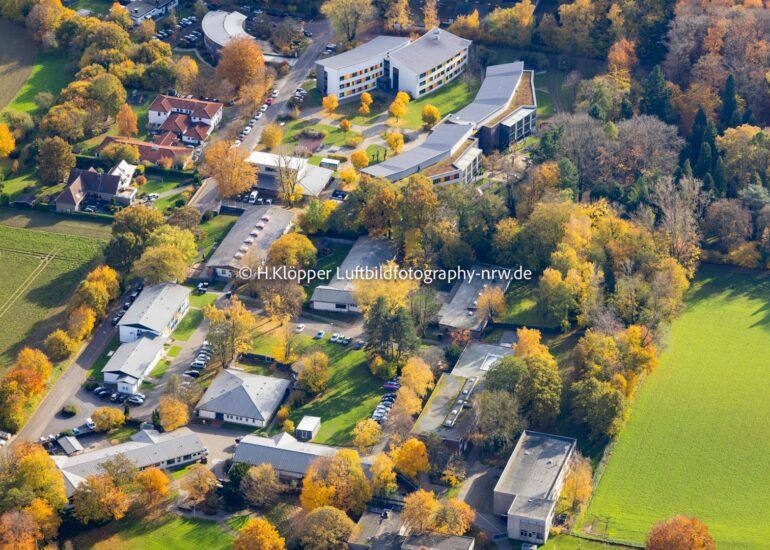 Luftbild Klinikgelände des Krankenhauses 