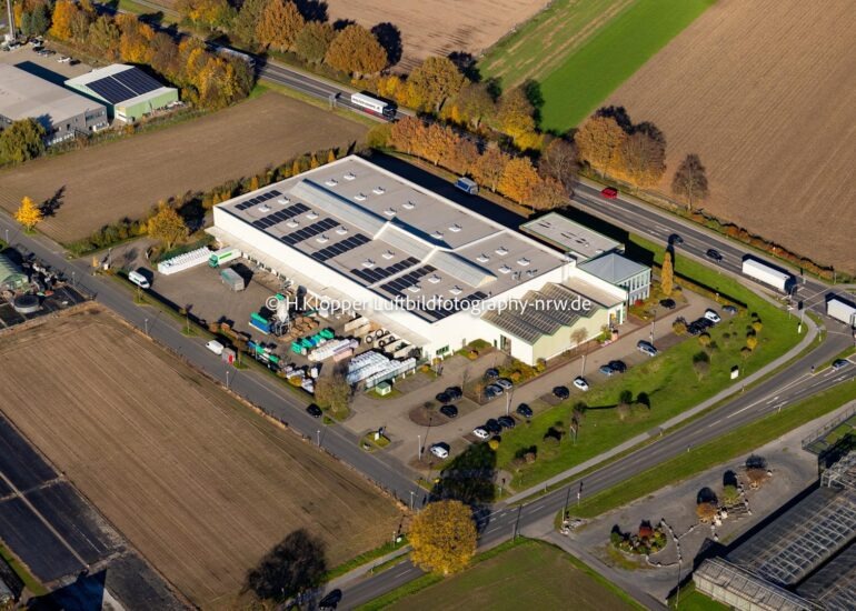 Luftbild Gebäude des Großhandelszentrum 
