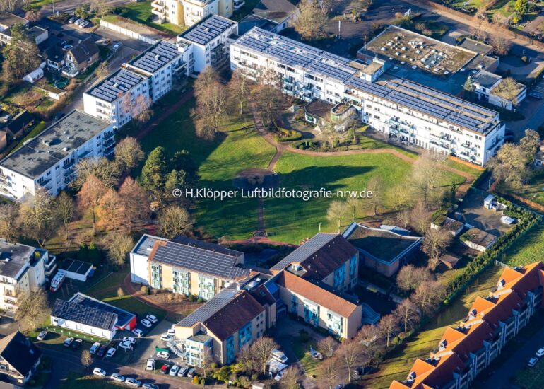 Luftbild Gebäude des Altersheim - Seniorenresidenz 