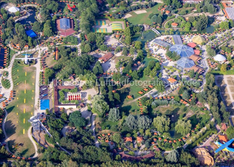 Freizeitzentrum - Vergnügungspark Irrland Die Bauernhof-Erlebnisoase Am Scheidweg in Kevelaer im Bundesland Nordrhein-Westfalen, Deutschland.