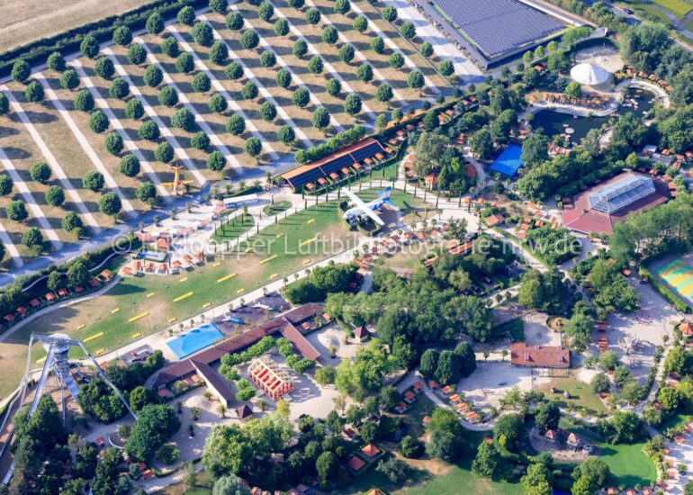 Freizeitzentrum - Vergnügungspark Irrland Die Bauernhof-Erlebnisoase Am Scheidweg in Kevelaer im Bundesland Nordrhein-Westfalen, Deutschland.
