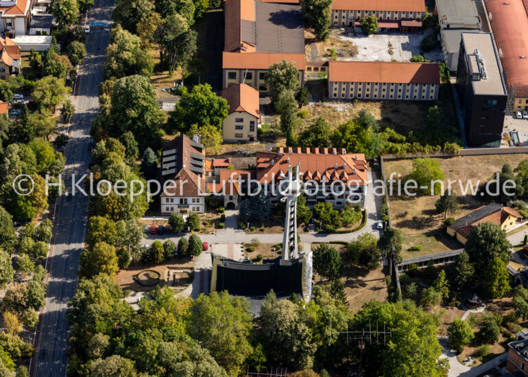 Luftbild Kirchengebäude der Kathedrale an der Straße Kralja Petra I Karađorđevica in Banja Luka in Republika Srpska, Bosnien und Herzegowina