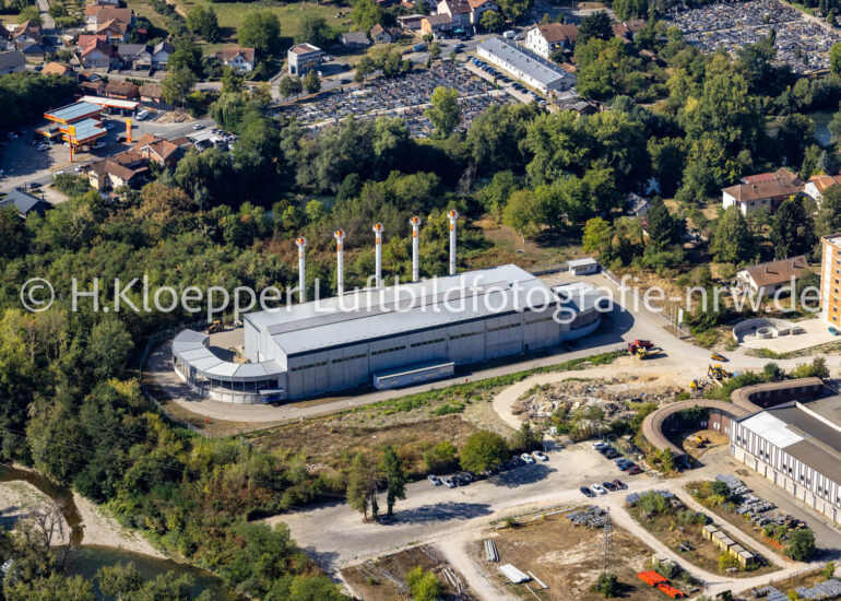Kraftwerksanlagen des Blockheizkraftwerkes - regionalen Heizkraftwerkes 