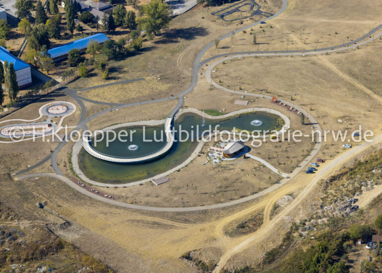 Luftbild Parkanlage und Freifläche 
