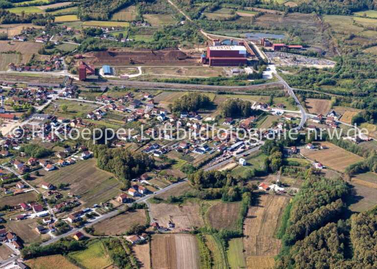 Luftbild Kriegsgefangenen- Lager und Konzentrationslager 
