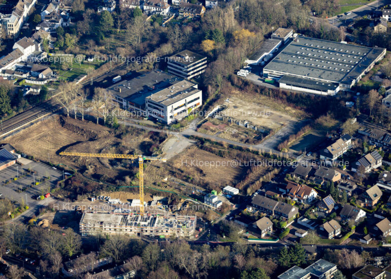 Baustellen zum Neubau eines Stadtquartiers 