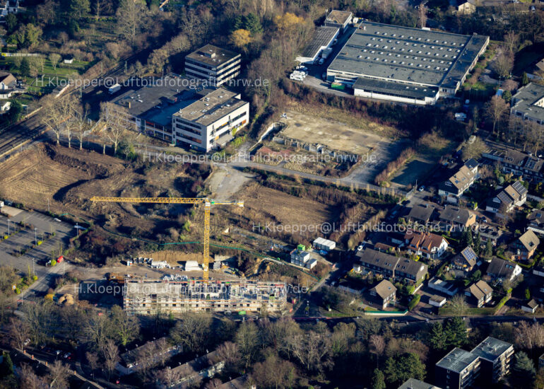 Baustellen zum Neubau eines Stadtquartiers 